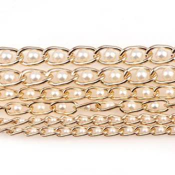 4mm 6mm 8mm Oxidation Champagne Gold Aluminum Twisted Chains with Round Pearl Beads For Diy Jewelry Findings Accessories
4mm 6mm 8mm Oxidation Champagne Gold Aluminum Twisted Chains with Round Pearl Beads For Diy Jewelry Findings Accessories