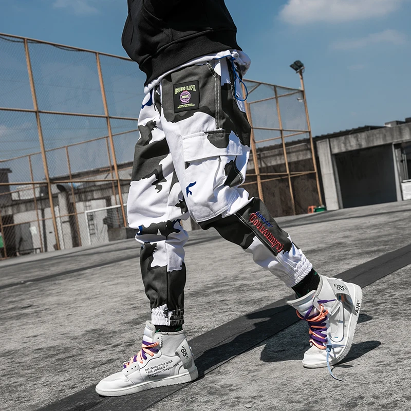 April MOMO Man Jogger Camouflage Side Pockets Loose Style Men's Sweatpants Fashion 2019 High Street Casual Pants Plus Size
April MOMO Man Jogger Camouflage Side Pockets Loose Style Men's Sweatpants Fashion 2019 High Street Casual Pants Plus Size