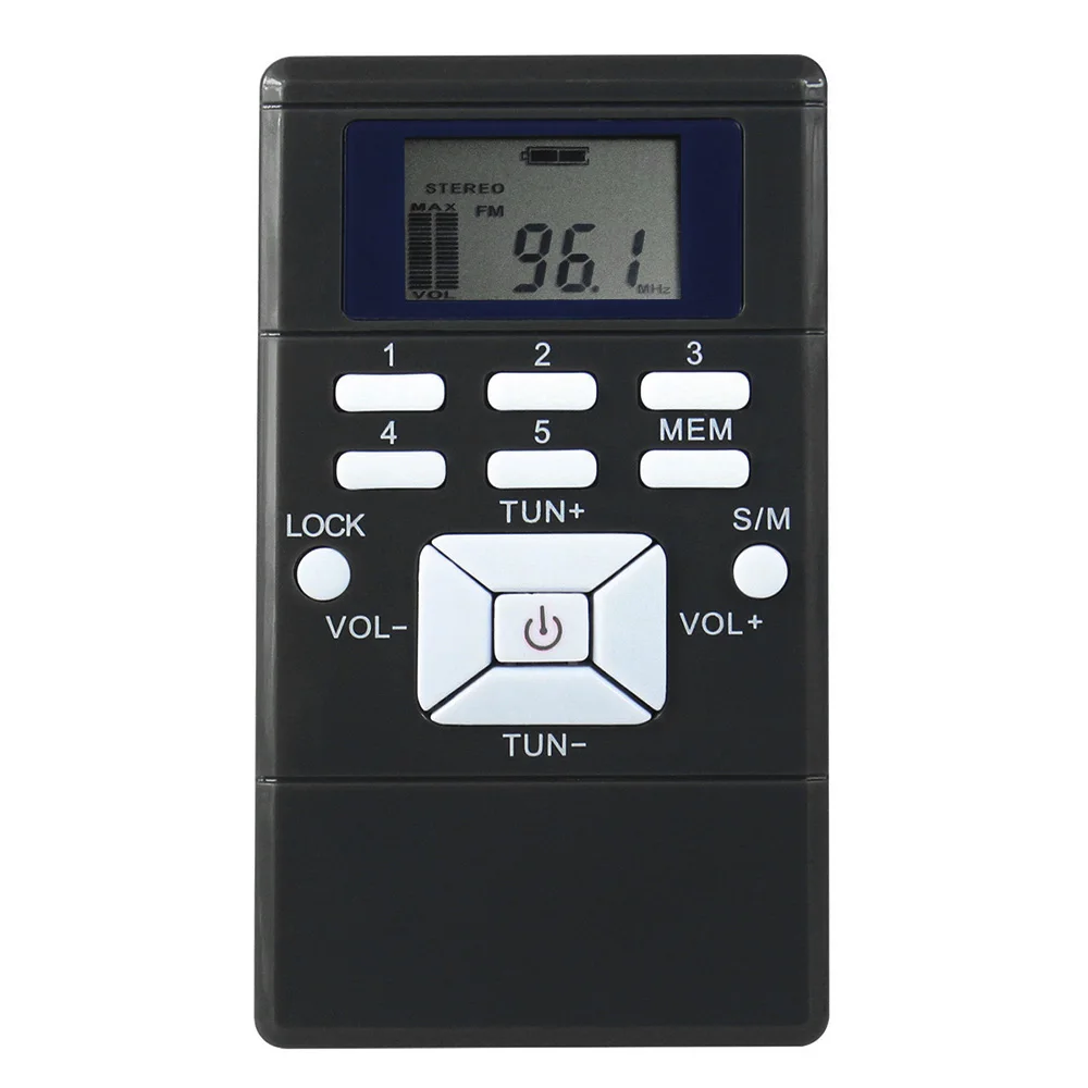 Portable Mini Frequency Modulation Digital LED Display FM Radio Receiver Signal Processing With Earphone
Portable Mini Frequency Modulation Digital LED Display FM Radio Receiver Signal Processing With Earphone