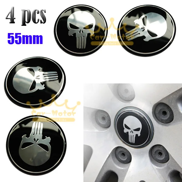 4pcs Car Motorcycle 55mm 3D Punisher Skull Universal Steering Wheel Center Hub Cap Emblem Badge Stickers 0009
4pcs Car Motorcycle 55mm 3D Punisher Skull Universal Steering Wheel Center Hub Cap Emblem Badge Stickers 0009
