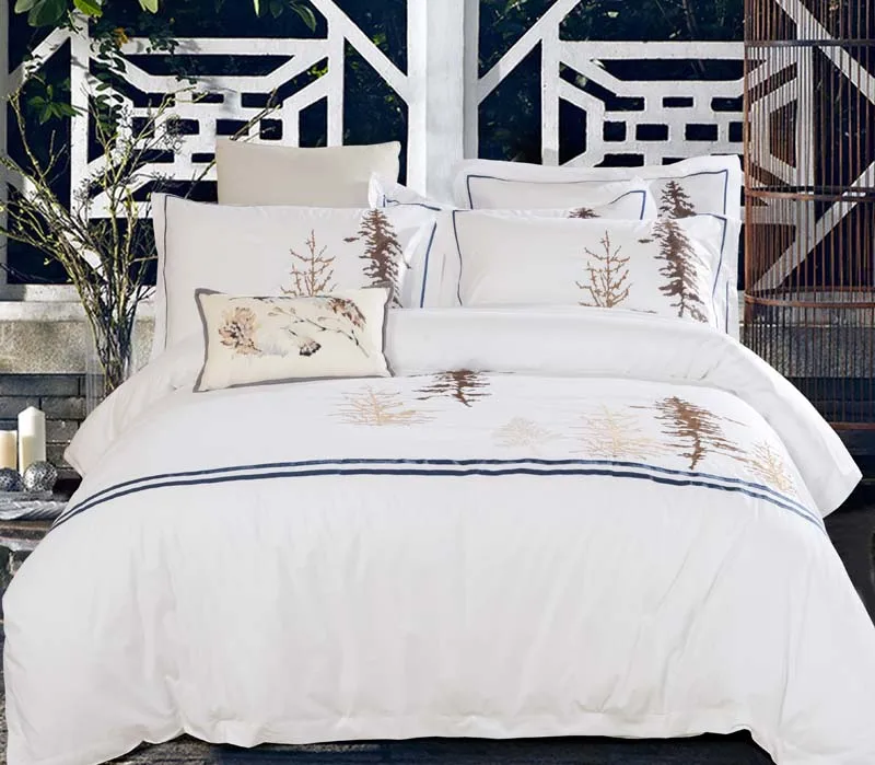 Five Stars Hotel 100% cotton satin Luxury white bed linen bedspreads bedding set duvet cover King Queen size Embroidered
Five Stars Hotel 100% cotton satin Luxury white bed linen bedspreads bedding set duvet cover King Queen size Embroidered