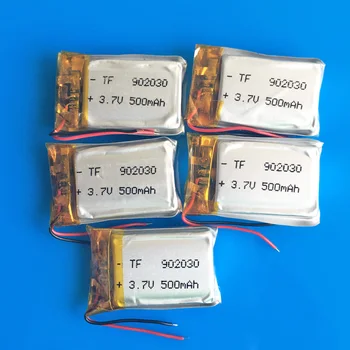 5 pcs 3.7V 500mAh 902030 lipo polymer lithium Rechargeable Lion battery for MP3 GPS DVD bluetooth recorder headset e-book camera
5 pcs 3.7V 500mAh 902030 lipo polymer lithium Rechargeable Lion battery for MP3 GPS DVD bluetooth recorder headset e-book camera