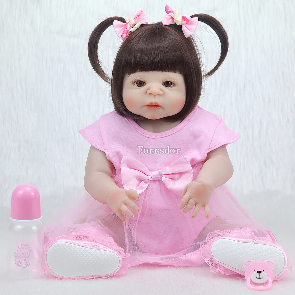 22 inch 55cm full body silicone reborn dolls for girls toys fake gift newborn baby dolls live baby reborn bonecas
22 inch 55cm full body silicone reborn dolls for girls toys fake gift newborn baby dolls live baby reborn bonecas