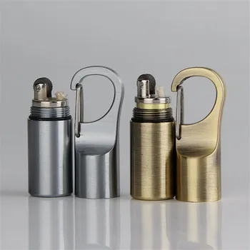 

Creative Stainless Steel Torch Lighter Survival Tool Kerosene Oil Flame Lighter Million Matches Flint Fire Starter