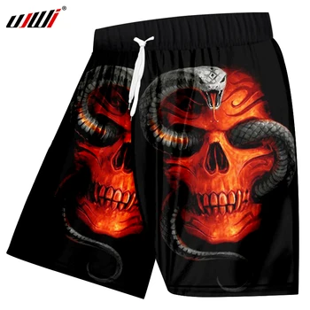 UJWI Men's Casual Shorts Cool Printed Snake Skull 3d Beach Boardshorts Man Bodybuilding Fitness Polyester Quick Dry Gyms Shorts
UJWI Men's Casual Shorts Cool Printed Snake Skull 3d Beach Boardshorts Man Bodybuilding Fitness Polyester Quick Dry Gyms Shorts