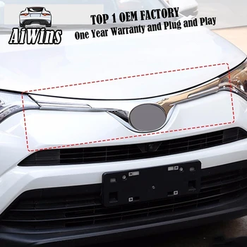 Car-styling For Toyota RAV4 2016 ABS Chrome Car Front Gille Trim covers Auto Grille Decoration front Car logo Covers Trim
Car-styling For Toyota RAV4 2016 ABS Chrome Car Front Gille Trim covers Auto Grille Decoration front Car logo Covers Trim