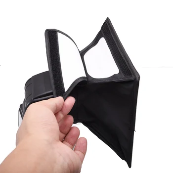 9x12cm Speedlight Fabric Flash Softbox Diffuser with Roll-Up Windows for Fill Light/Bounce Control Universal Fits Most Flashes
9x12cm Speedlight Fabric Flash Softbox Diffuser with Roll-Up Windows for Fill Light/Bounce Control Universal Fits Most Flashes