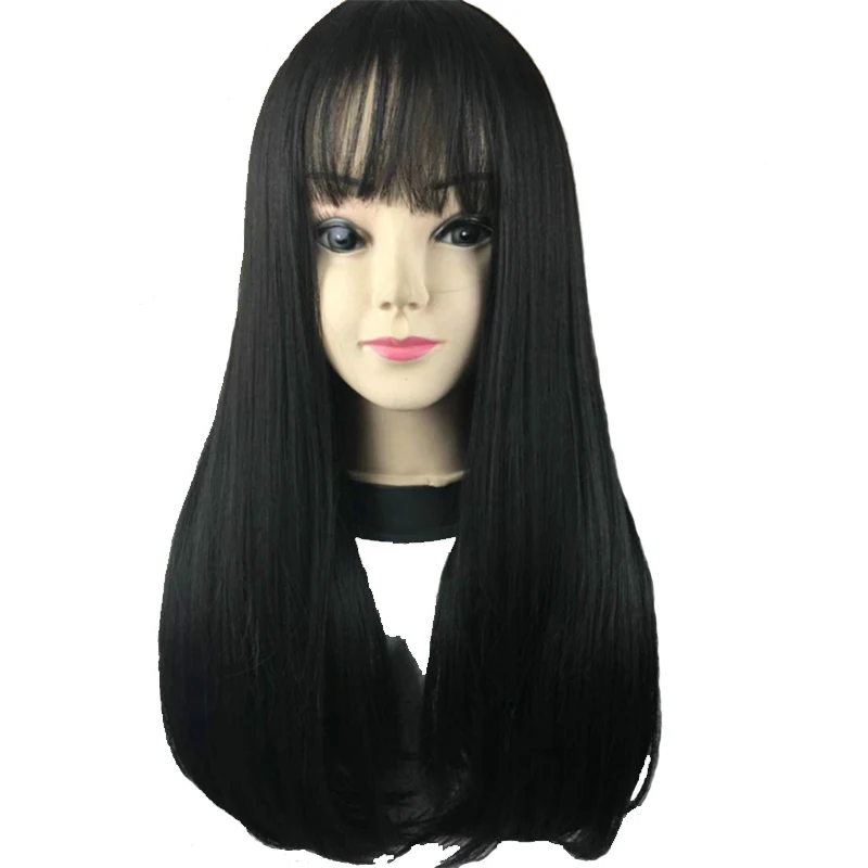 MCOSER 65CM Synthetic Hair Air Bang Black Brown Color Harajuku Cosplay Wig 100% High Temperature Fiber
MCOSER 65CM Synthetic Hair Air Bang Black Brown Color Harajuku Cosplay Wig 100% High Temperature Fiber