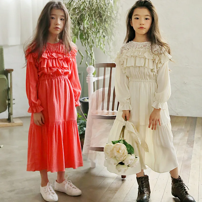 Teens Girls Dress Fashion Vestido Girl Children Clothing Lace Long Sleeve Princess Party Dress for 3-15yrs Teenage Girls CA747
Teens Girls Dress Fashion Vestido Girl Children Clothing Lace Long Sleeve Princess Party Dress for 3-15yrs Teenage Girls CA747