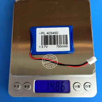 New Hot Recorder battery 3.7V polymer lithium battery 403450 750mAh navigator story machine PSP Rechargeable Li-ion Cell
New Hot Recorder battery 3.7V polymer lithium battery 403450 750mAh navigator story machine PSP Rechargeable Li-ion Cell
