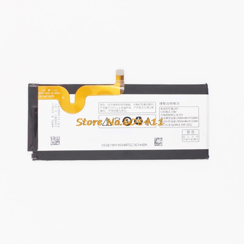 VK 3.8V 2500mAh 9.5Wh BL207 Battery Replacement Li-Ion Bateria For Lenovo K900 smartphone Rechargeable Batteries
VK 3.8V 2500mAh 9.5Wh BL207 Battery Replacement Li-Ion Bateria For Lenovo K900 smartphone Rechargeable Batteries