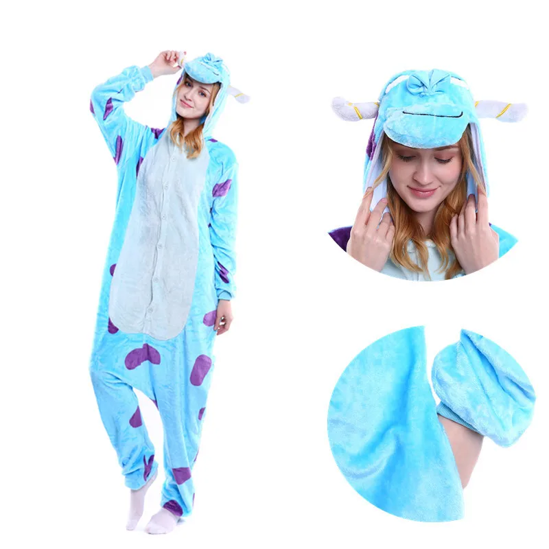 Kigurumi Sullivan Onesie Slippers Women Men Adult Animal Cartoon Pajama Funny Festival Party Fancy Suit Zipper Button Overalls
Kigurumi Sullivan Onesie Slippers Women Men Adult Animal Cartoon Pajama Funny Festival Party Fancy Suit Zipper Button Overalls