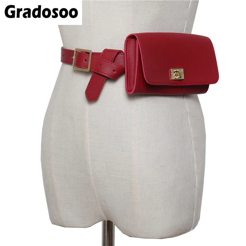 Gradosoo Waist Bag Women Fashion Leather Waist Pack Belt Bag Women Pouch Phone Casual Fanny Pack Female Hip Bag Belly Bag LBF372
Gradosoo Waist Bag Women Fashion Leather Waist Pack Belt Bag Women Pouch Phone Casual Fanny Pack Female Hip Bag Belly Bag LBF372