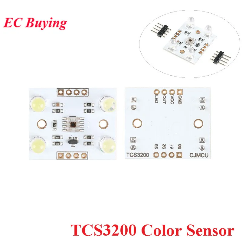 TCS3200 Color Sensor Color Recognition Sensor Color Module TCS230 Upgraded for Arduino 3-5V DIY Electronic Module
TCS3200 Color Sensor Color Recognition Sensor Color Module TCS230 Upgraded for Arduino 3-5V DIY Electronic Module