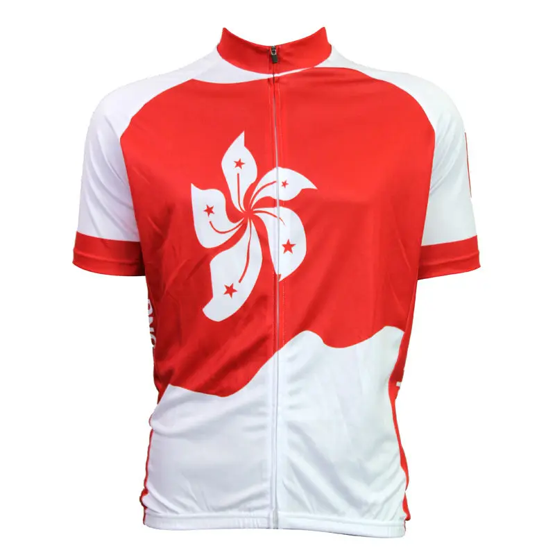 Фото Спортивная одежда для велоспорта hombre Hong Kong Regional Flags Pattern мужчин с - купить