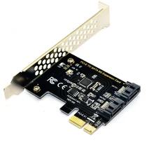 PCI Express para SATA3.0 2-Port SATA III Controlador Adaptador de Cartão de Expansão 6G(China)