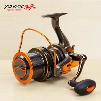 8000/9000 size surf spinning big sea fishing reel full metal spool Jigging trolling long shot casting for carp and salt water
8000/9000 size surf spinning big sea fishing reel full metal spool Jigging trolling long shot casting for carp and salt water