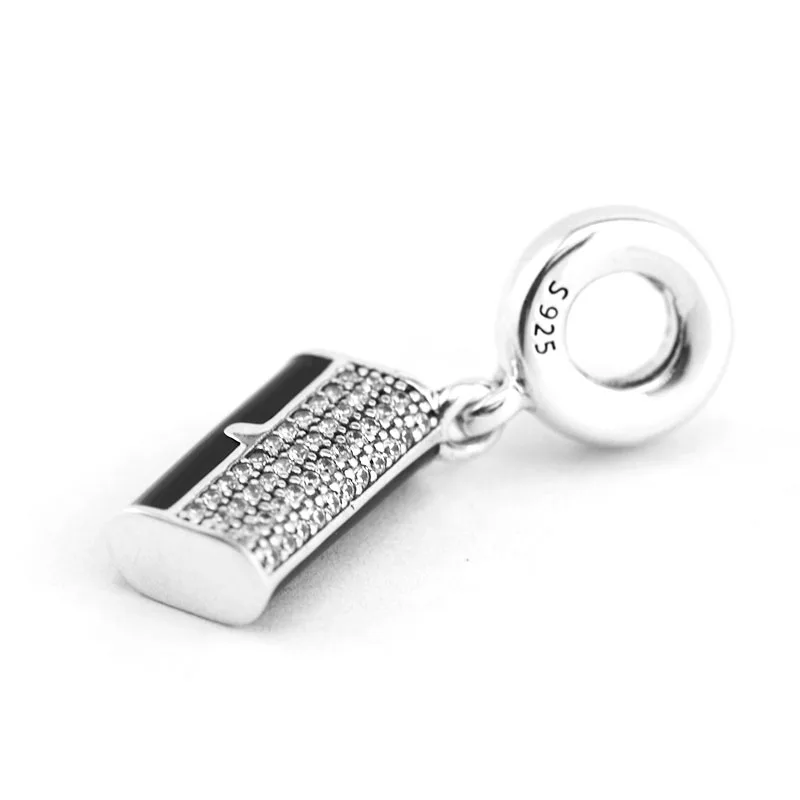 Fit Pandora Charms Bracelets 100% 925 Sterling Silver Black Enamel & Clear Cz Clutch Bag Dangle Charm for Jewelry Making PF593
Fit Pandora Charms Bracelets 100% 925 Sterling Silver Black Enamel & Clear Cz Clutch Bag Dangle Charm for Jewelry Making PF593