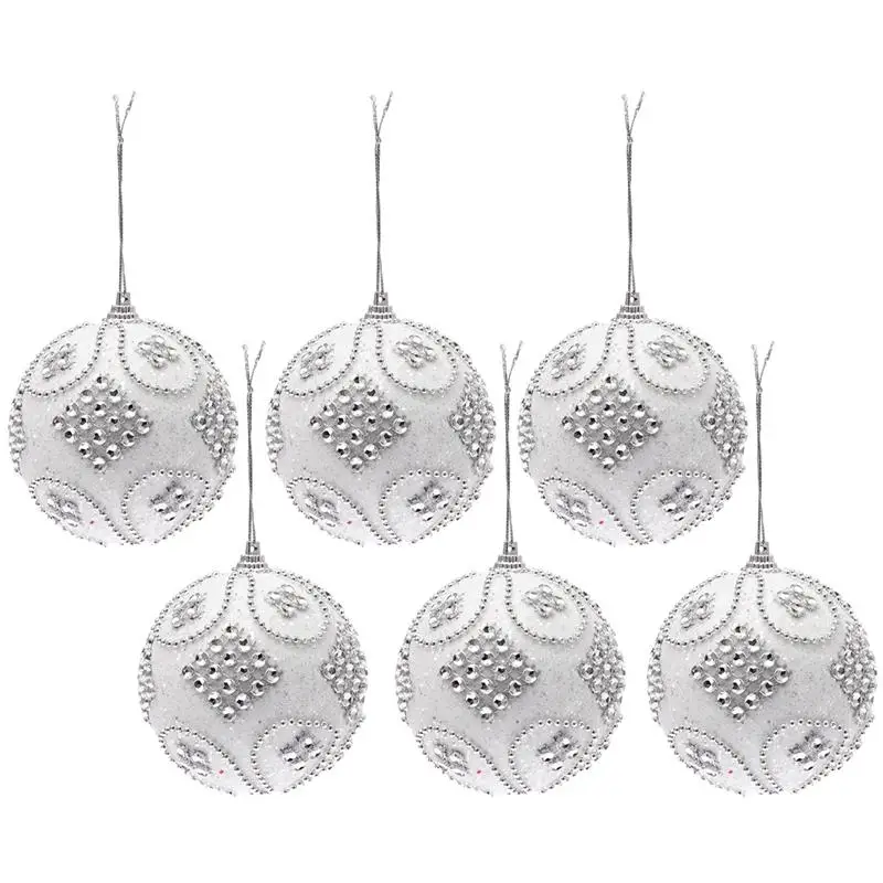 6PCS 8CM Mini Glitter Sequins Rhinestones Christmas Foam Ball Christmas Tree Ornaments Hanging Decoration Pendant
6PCS 8CM Mini Glitter Sequins Rhinestones Christmas Foam Ball Christmas Tree Ornaments Hanging Decoration Pendant