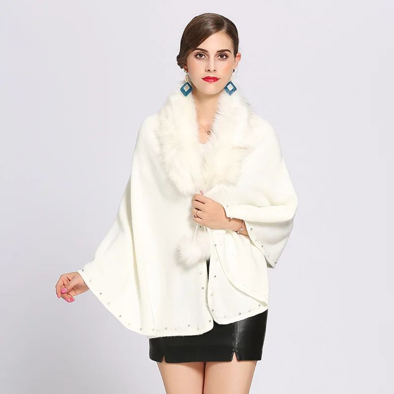 2020 New Womens Clothing Ponchos Autumn Spring Jacket Fur Collar Large Size Hand-wearing Shawl Cloak Jackets For Women
2020 New Womens Clothing Ponchos Autumn Spring Jacket Fur Collar Large Size Hand-wearing Shawl Cloak Jackets For Women