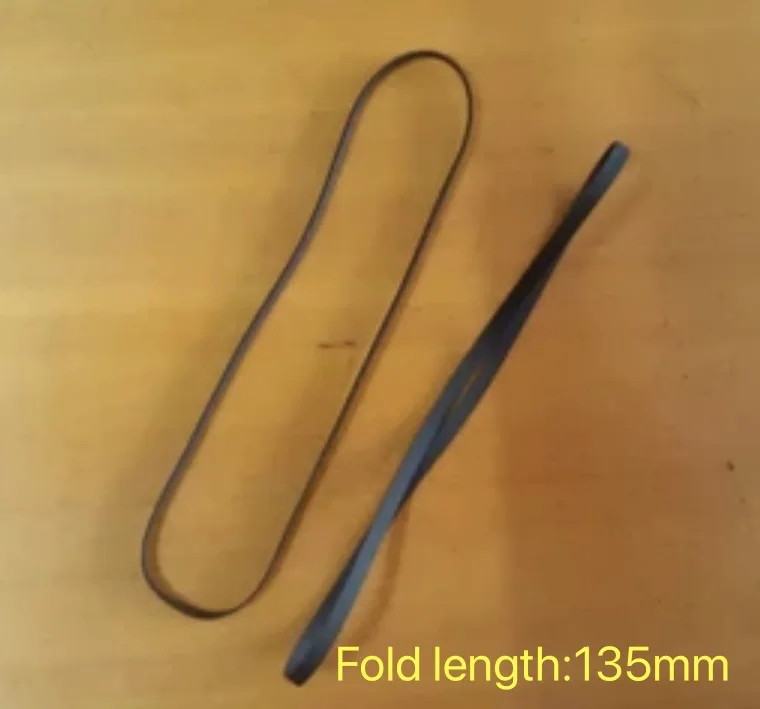 2Pieces Fold length:135mm Width:5mm thickness:0.6mm Deck Audio Flat Belt Drive Dedicated Recorder Belt
2Pieces Fold length:135mm Width:5mm thickness:0.6mm Deck Audio Flat Belt Drive Dedicated Recorder Belt