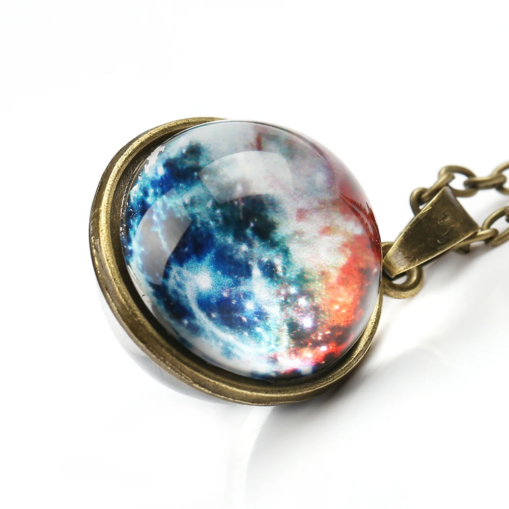 MOONBOHO UNIVERSE IN A NECKLACE Women Double-sided Glass Ball Pendant long Necklace ladies Jewelry Birthday Gift
MOONBOHO UNIVERSE IN A NECKLACE Women Double-sided Glass Ball Pendant long Necklace ladies Jewelry Birthday Gift