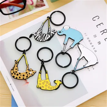 Creative bundled polar bear, baby elephant, zebra, leopard, giraffe animal keychain cartoon key chain metal key ring pendant
Creative bundled polar bear, baby elephant, zebra, leopard, giraffe animal keychain cartoon key chain metal key ring pendant