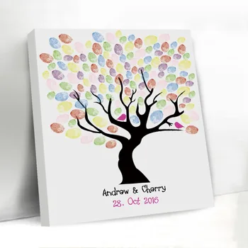 Exquisite Fingerprint Wedding Tree Balloon Pattern Vintage Custom Wedding Decoration Guest Book Frame Canvas Guestbook for Lover
Exquisite Fingerprint Wedding Tree Balloon Pattern Vintage Custom Wedding Decoration Guest Book Frame Canvas Guestbook for Lover