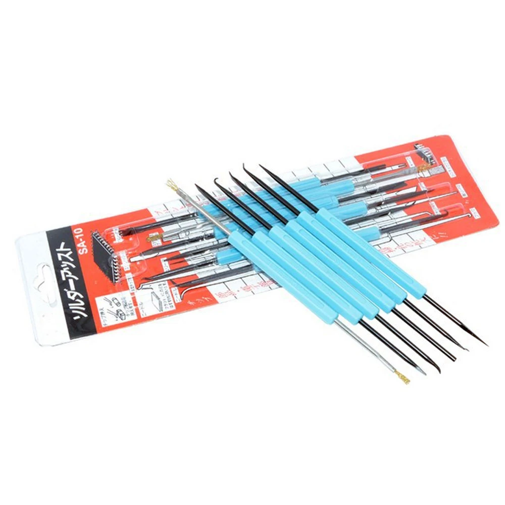 

6 in 1 Steel Solder Assist BGA PCB Repair Tool Set Precision Electronic Components Welding Grinding Cleaning Hand Tools