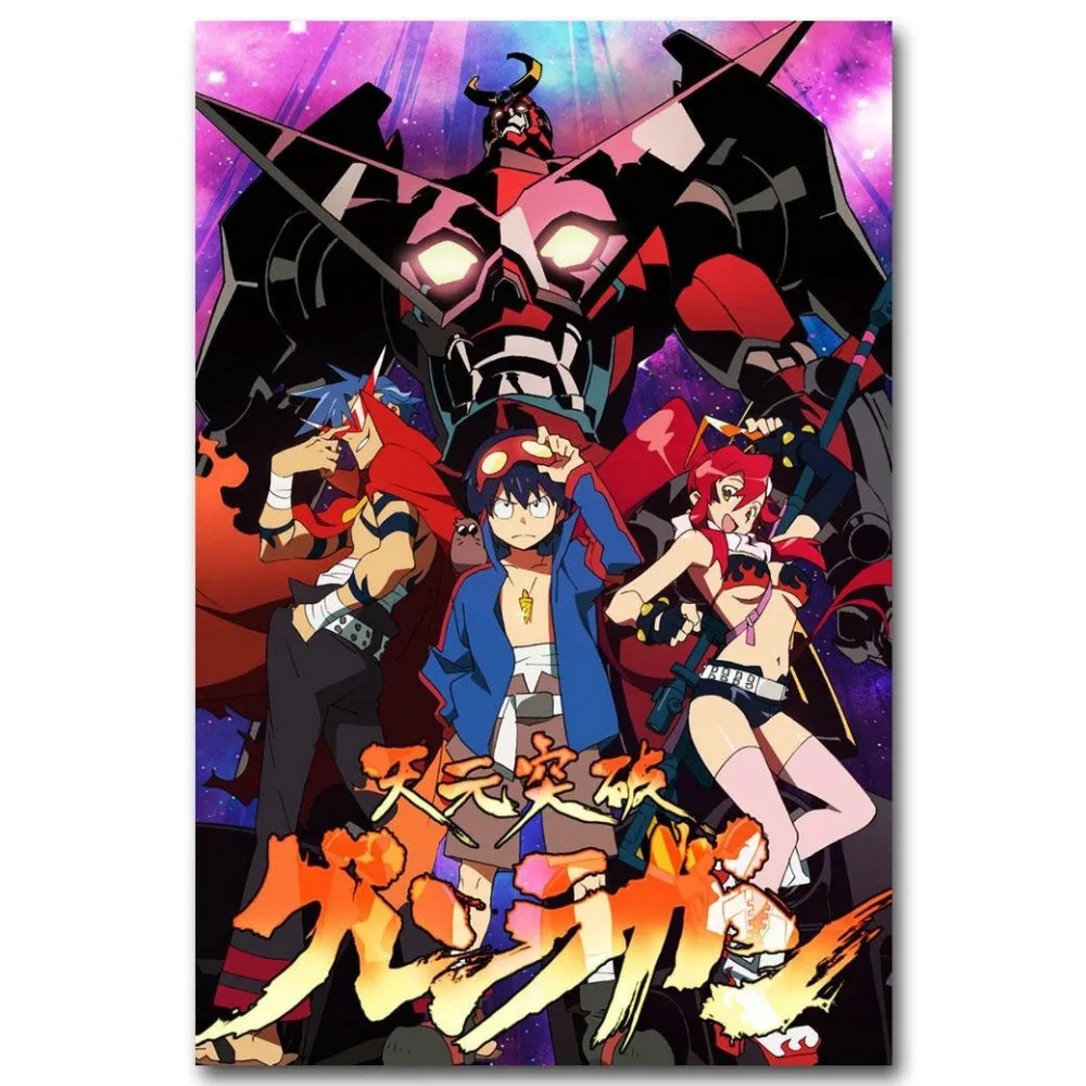 2103a tengen toppa gurren lagann japan anime-wall sticker silk