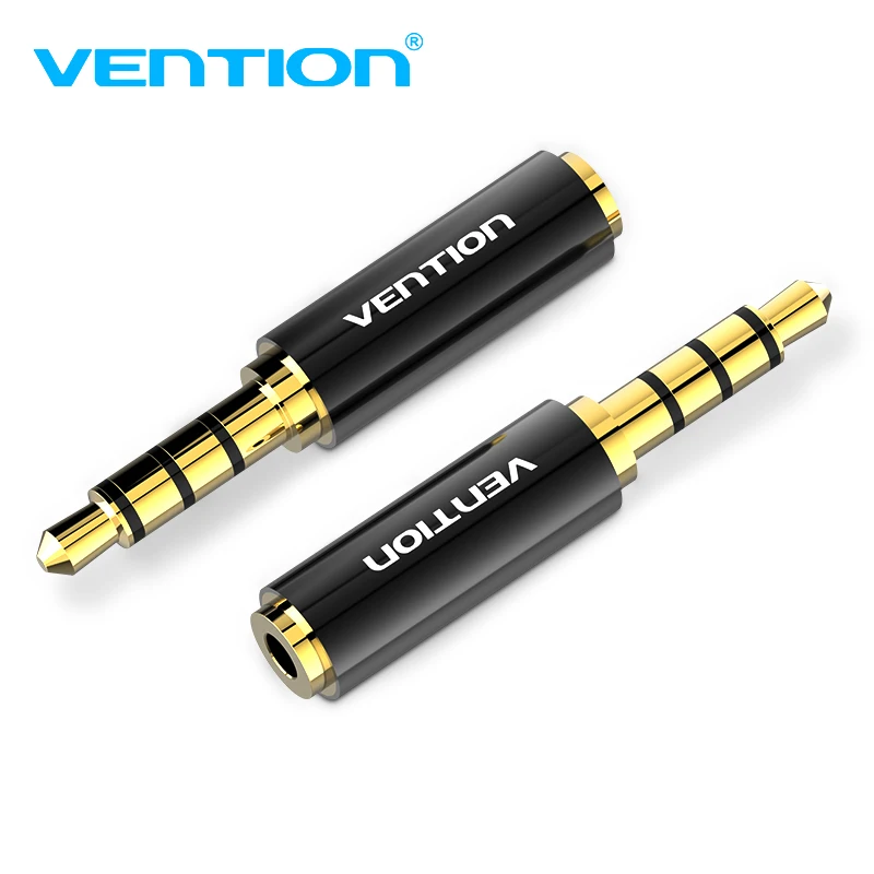 Vention Audio Adapter 3.5mm Male to 2.5mm Female Jack Aux Adapter Gold Plug 4 Pole Connector for Car Speaker Headphone Earphone
Vention Audio Adapter 3.5mm Male to 2.5mm Female Jack Aux Adapter Gold Plug 4 Pole Connector for Car Speaker Headphone Earphone