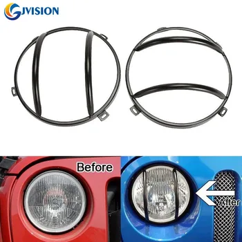 7 inch Front headlight Guard Cover For 2007-2018 Jeep Wrangler JK Light Guard For Rear TailLights Covers
7 inch Front headlight Guard Cover For 2007-2018 Jeep Wrangler JK Light Guard For Rear TailLights Covers