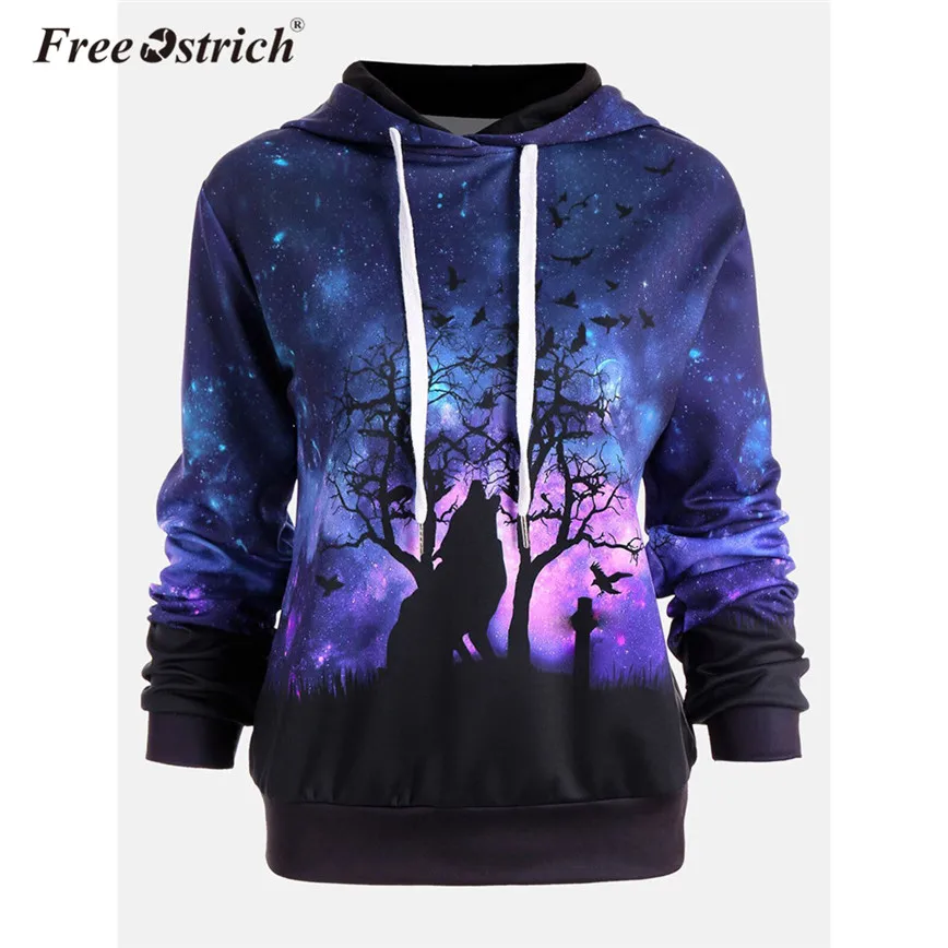 Free Ostrich Fashion Slim Sweatshirt Women Night Wolf 3D Print Long Sleeve Hoodies Winter Warm Hooded Pullovers Tops Female D50
Free Ostrich Fashion Slim Sweatshirt Women Night Wolf 3D Print Long Sleeve Hoodies Winter Warm Hooded Pullovers Tops Female D50