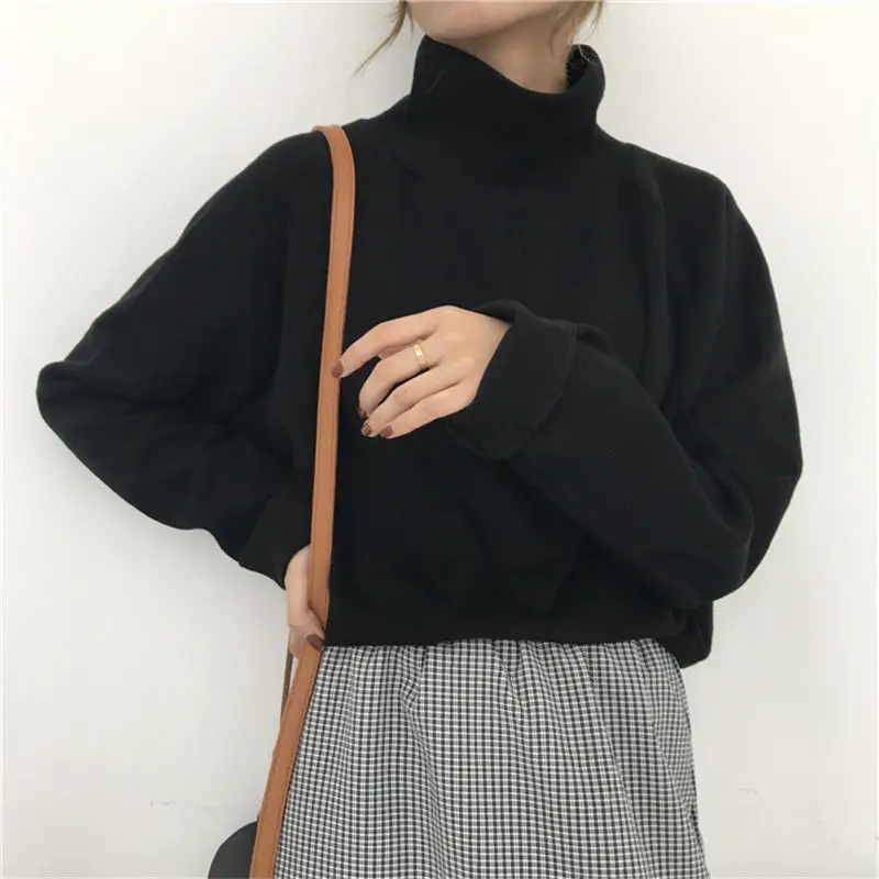 Neploe Turtleneck Sweater Women Long Sleeve Knitted Pullover 2019 Pull Femme Solid Causal Knitwear Female Thick Jumper 36158
Neploe Turtleneck Sweater Women Long Sleeve Knitted Pullover 2019 Pull Femme Solid Causal Knitwear Female Thick Jumper 36158