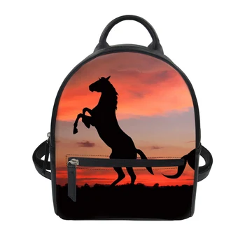 THIKIN Crazy Horse Pattern PU Leather Small Backpack 3D Custom for Young Girls Student Preppy Style Backpack Fashion Little Girl
THIKIN Crazy Horse Pattern PU Leather Small Backpack 3D Custom for Young Girls Student Preppy Style Backpack Fashion Little Girl
