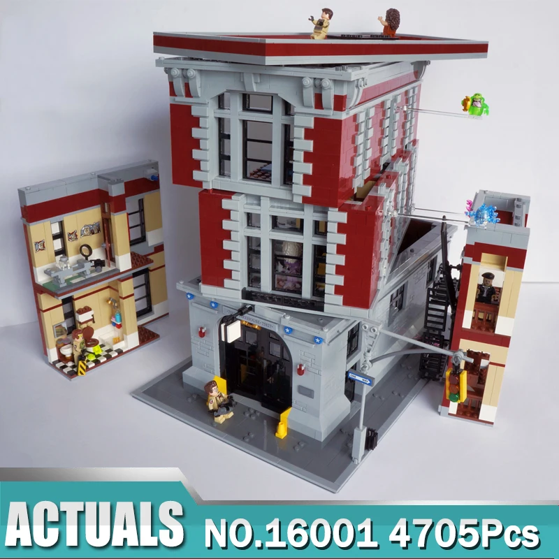 Movies Series 16001 Ghostbusters Firehouse Headquarters Set Building Block Bricks Brinquedos Compatible with Lego 75827
Movies Series 16001 Ghostbusters Firehouse Headquarters Set Building Block Bricks Brinquedos Compatible with Lego 75827