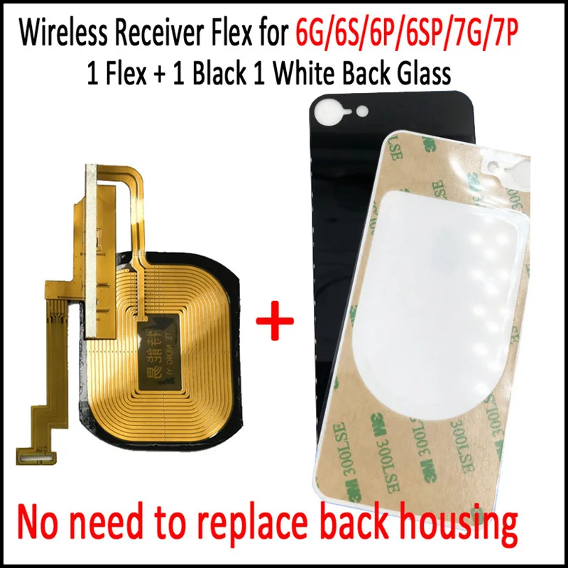Wireless Charger Receiver Flex for iPhone 6 6S 6Plus 6S Plus 7G 7Plus Glass Back Cover Sticker No Need to Replace Back Housing
Wireless Charger Receiver Flex for iPhone 6 6S 6Plus 6S Plus 7G 7Plus Glass Back Cover Sticker No Need to Replace Back Housing