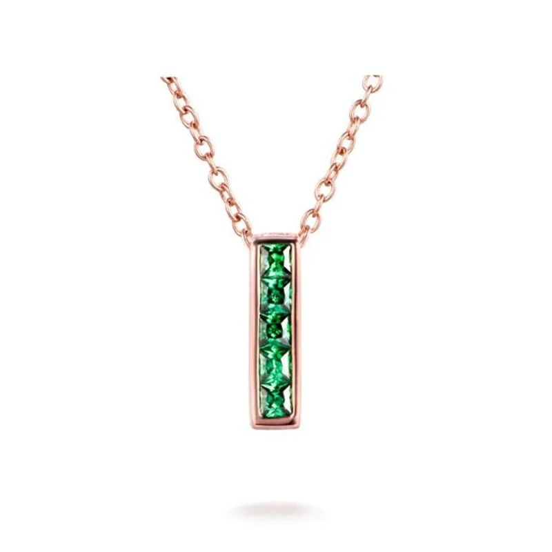 2018 18K Gold Green Austria Crystals Bar Necklace Pendant Simple AU750 Jewelry For Women 2018 Mother Day Gifts 0.92g
2018 18K Gold Green Austria Crystals Bar Necklace Pendant Simple AU750 Jewelry For Women 2018 Mother Day Gifts 0.92g