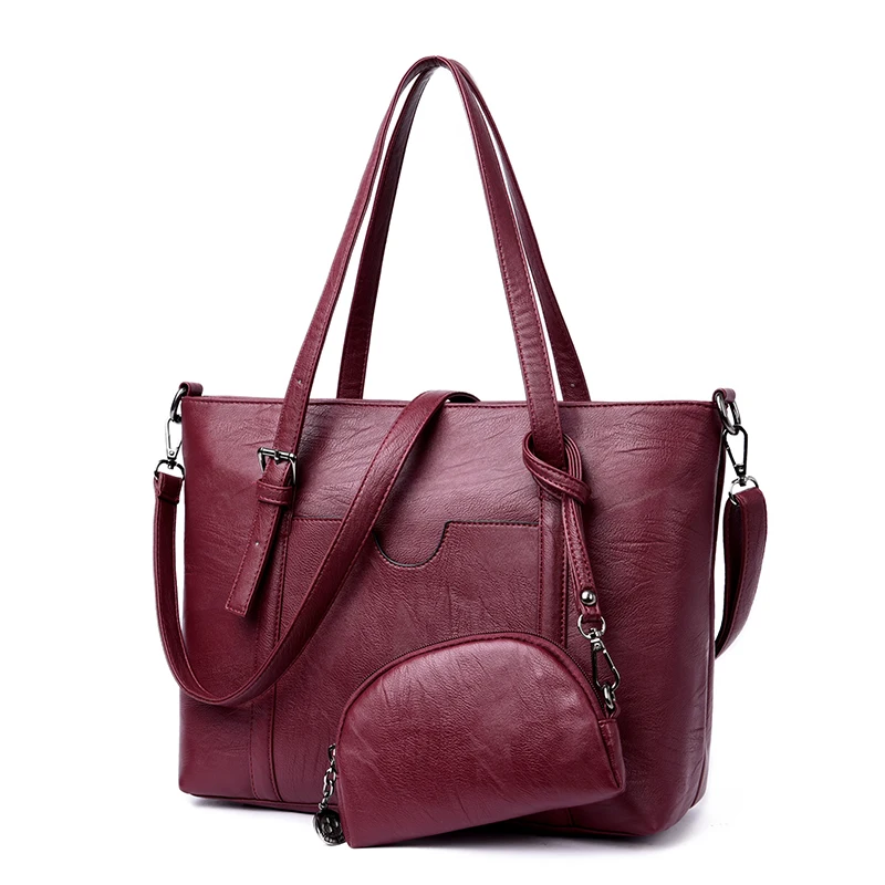 2 sets Fashion High capacity Woman Shoulder Bag Famous Brand Luxury Handbags Women Bags Designer High Quality pu Totes Women bag
2 sets Fashion High capacity Woman Shoulder Bag Famous Brand Luxury Handbags Women Bags Designer High Quality pu Totes Women bag