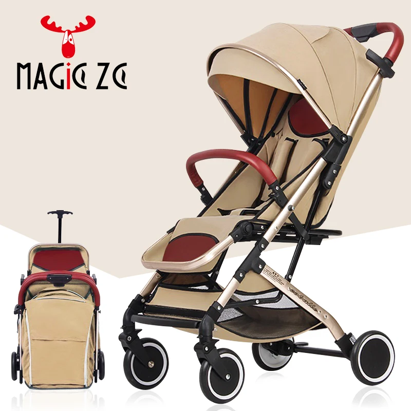 

Magic ZC Baby Stroller foldable baby buggy car Travelling Pram can sit can lie Children Pushchair on the airplane, Europe no tax