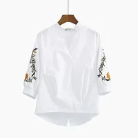 new-fashion-women-Chic-V-Neck-half-lantern-Sleeve-loose-style-blouses-female-girls-Embroidery-Floral.jpg_200x200