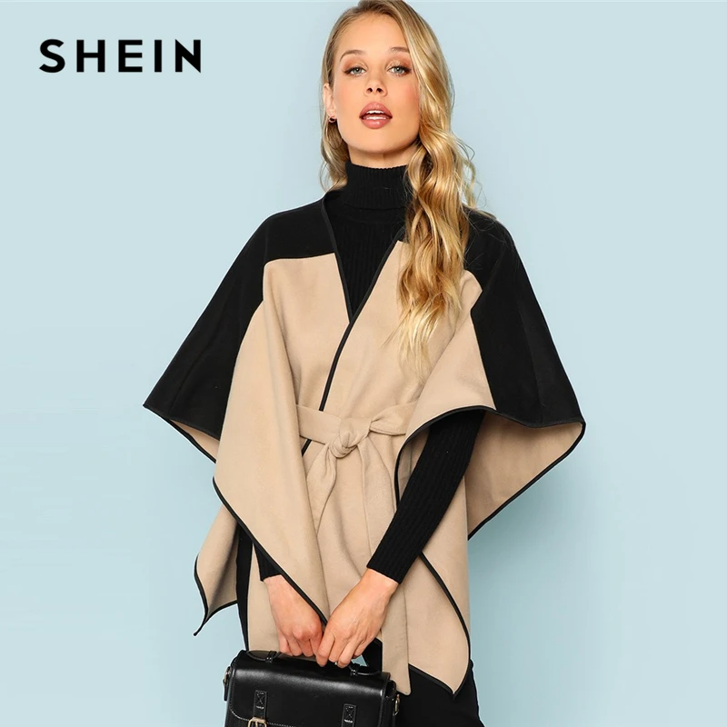 SHEIN Khaki Cut and Sew Lace Up Coat Elegant 3/4 Sleeve Belted Outer Coats Women Autumn Modern Lady Highstreet Fashion Coats
SHEIN Khaki Cut and Sew Lace Up Coat Elegant 3/4 Sleeve Belted Outer Coats Women Autumn Modern Lady Highstreet Fashion Coats