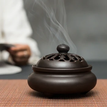 Ceramic Zen Incense Burners Incense Coil Holder Classical Hollow Incense Buddha Stick Incense Lore Living Room Decor Box Packing
Ceramic Zen Incense Burners Incense Coil Holder Classical Hollow Incense Buddha Stick Incense Lore Living Room Decor Box Packing