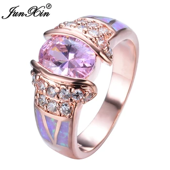 JUNXIN New Fashion Cute Pink Fire Opal Ring Rose Gold Filled Jewelry Vintage Wedding Men Women Rings Gifts RP0021
JUNXIN New Fashion Cute Pink Fire Opal Ring Rose Gold Filled Jewelry Vintage Wedding Men Women Rings Gifts RP0021