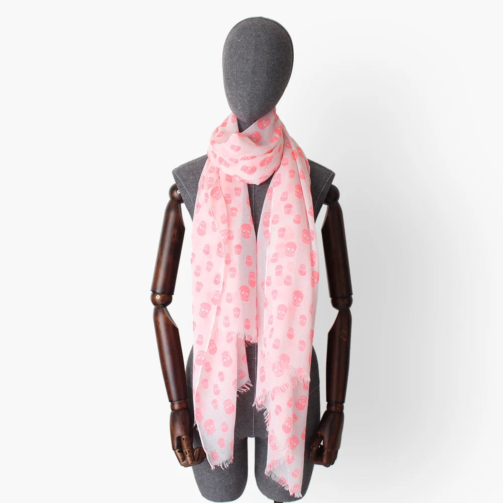 Classical Skull Print Cotton Voile Scarves Women Spring Autumn Thin Long Silk Scarf Female Hijab Air Shawl Beach Cover Up
Classical Skull Print Cotton Voile Scarves Women Spring Autumn Thin Long Silk Scarf Female Hijab Air Shawl Beach Cover Up