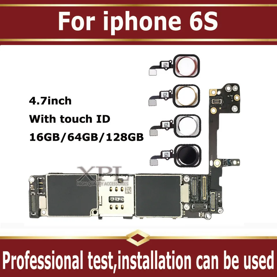 For iphone 6S Motherboard with Full Chips,unlocked for iphone 6s Logic boards without / with Touch ID 16GB 64GB 128GB
For iphone 6S Motherboard with Full Chips,unlocked for iphone 6s Logic boards without / with Touch ID 16GB 64GB 128GB