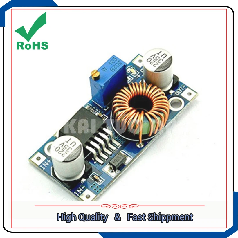 Регулируемый понижающий преобразователь постоянного тока 5 А XL4005 модуль питания