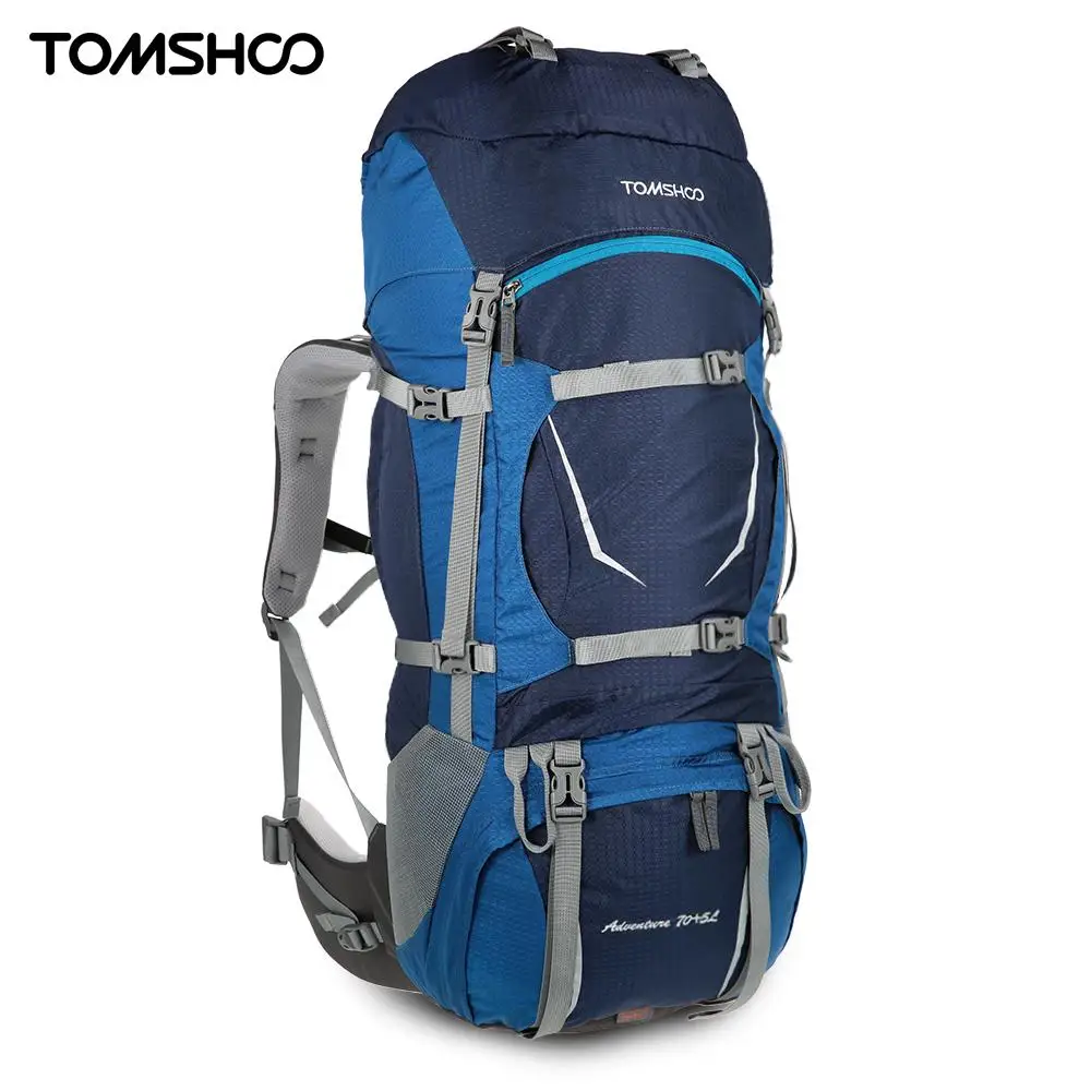 TOMSHOO 70+5L Hiking Backpack Trekking Rucksacks Outdoor Sports Water-resistant with Rain Cover for Climbing Camping Travel
TOMSHOO 70+5L Hiking Backpack Trekking Rucksacks Outdoor Sports Water-resistant with Rain Cover for Climbing Camping Travel