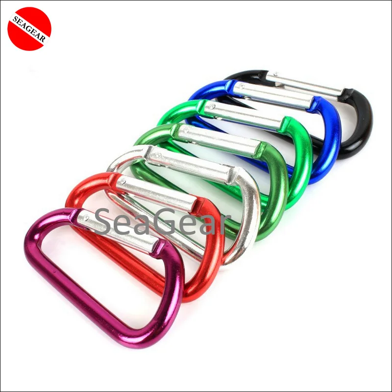 50pcs / lot SCUBA diving D shape carabiner aluminium clip carabinner accessories clip hook
50pcs / lot SCUBA diving D shape carabiner aluminium clip carabinner accessories clip hook