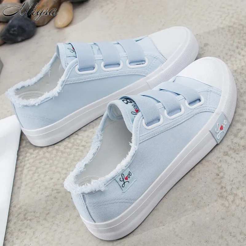 Mhysa 2019 Spring Sneakers Canvas shoes for Women fashion Breathable Hook& Loop Vulcanize shoes Girls Zapatillas mujer T689
Mhysa 2019 Spring Sneakers Canvas shoes for Women fashion Breathable Hook& Loop Vulcanize shoes Girls Zapatillas mujer T689